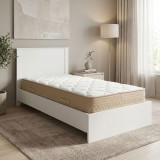 Krevat me dyshek Athos Sleepy pakoworld white 90x190cm