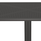 Set ngrënieje Crossie Groovy pakoworld set 3 copë PP antracit 80x80x74cm