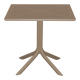 Set ngrënieje Zoi Groovy pakoworld set 5 copë kapuçino PP 80x80x74cm