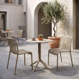Set ngrënieje Mercon Zoi pakoworld set 3 copë kapuçino PP Φ60x75cm