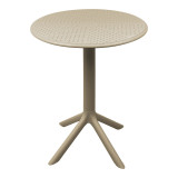 Set ngrënieje Mercon Hush pakoworld set 3 copë kapuçino PP Φ60x75cm