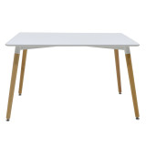 Set ngrënie me kolltuqe Ezra cappuccino tavolinë Natali white 80x80x76cm Set prej 5 copësh