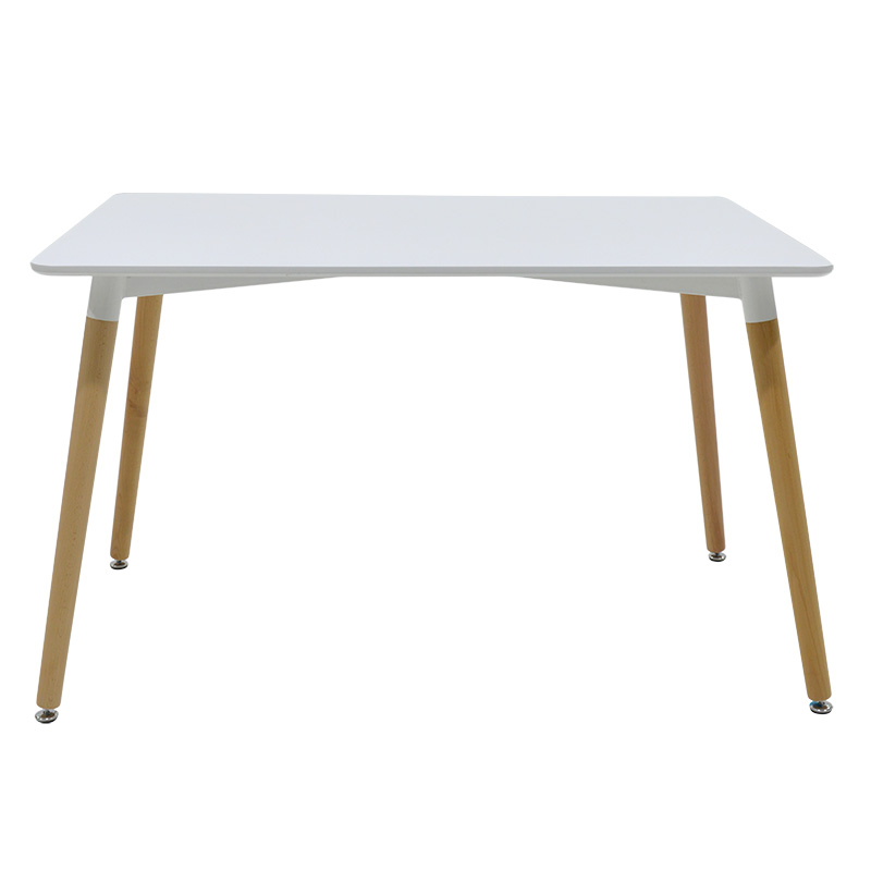 Set ngrënieje me karrige Parker bezhë dhe tavolinë Natali të bardhë 80x80x76cm Set me 5 copë