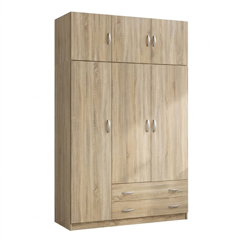 Garderobe me tre dyer me hapesire magazinimi siper Alvia pakoworld sonoma 150x51x240cm