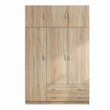 Garderobe me tre dyer me hapesire magazinimi siper Alvia pakoworld sonoma 150x51x240cm