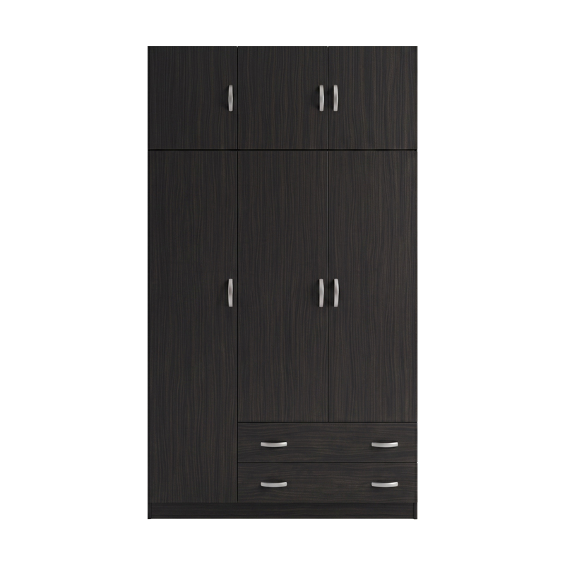 Garderobe me tre dyer me hapesire magazinimi siper Alvia pakoworld wenge 150x51x240cm