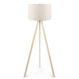 Llambë dyshemeje PWL-1060 pakoworld E27 natyrale-krem D38x140cm