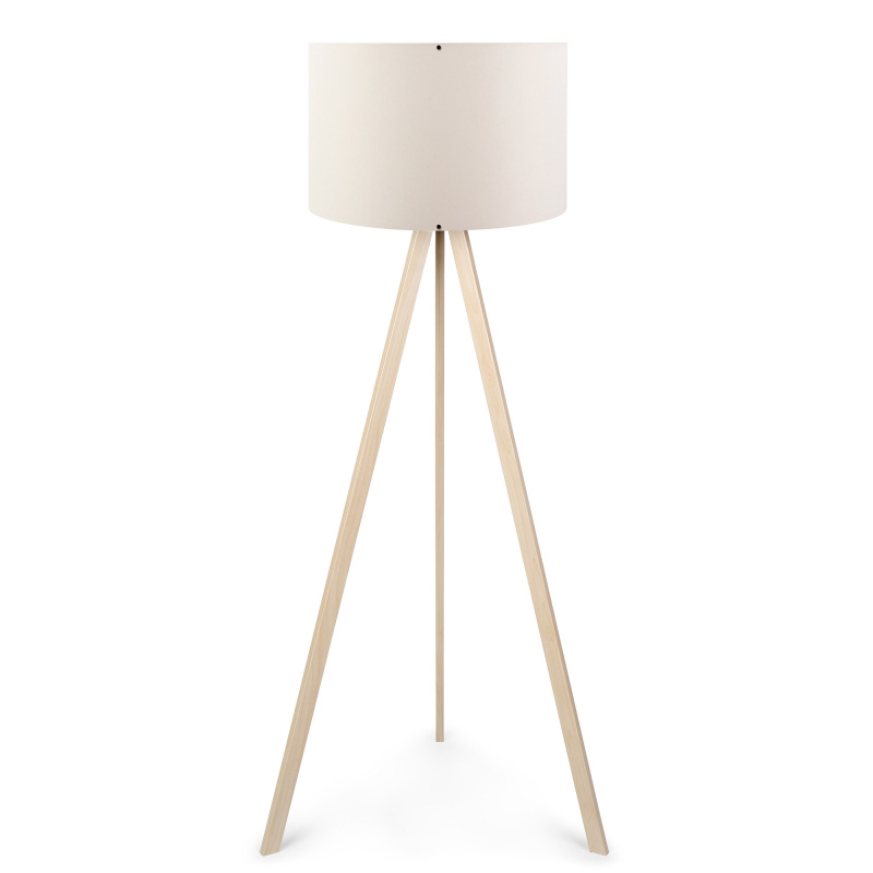 Llambë dyshemeje PWL-1060 pakoworld E27 natyrale-krem D38x140cm