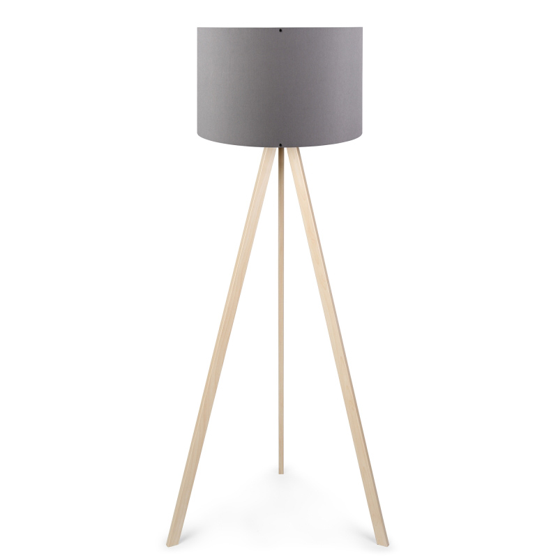 Llamba dyshemeje PWL-1060 pakoworld E27 natyrale-gri D38x140cm