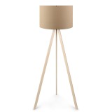 Llambë dyshemeje PWL-1060 pakoworld E27 natyrale-mokë D38x140cm