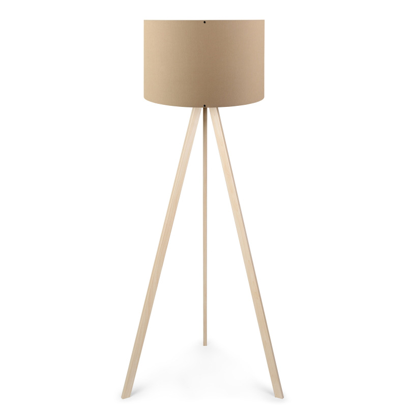 Llambë dyshemeje PWL-1060 pakoworld E27 natyrale-mokë D38x140cm