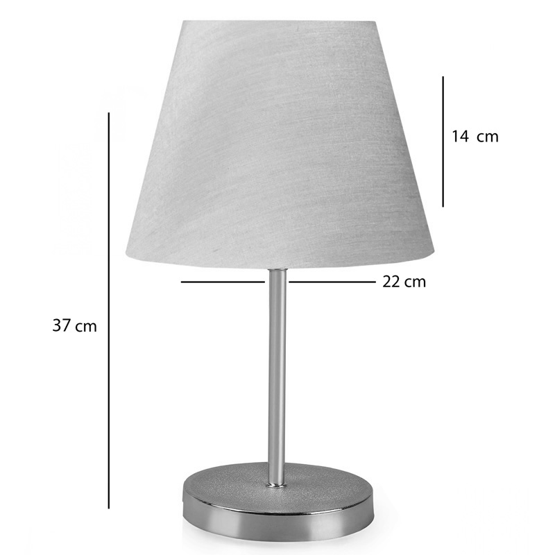 Llambë tavoline PWL-1074 pakoworld E27 bezhë-e artë D22x37cm