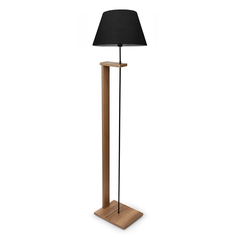 Llamba dyshemeje Lumino pakoworld E27 e zezë-arre D38x150cm