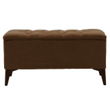 Stol-arkë Elone pakoworld kafe-arre 90x40x44cm