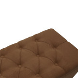 Stol-arkë Elone pakoworld kafe-arre 90x40x44cm