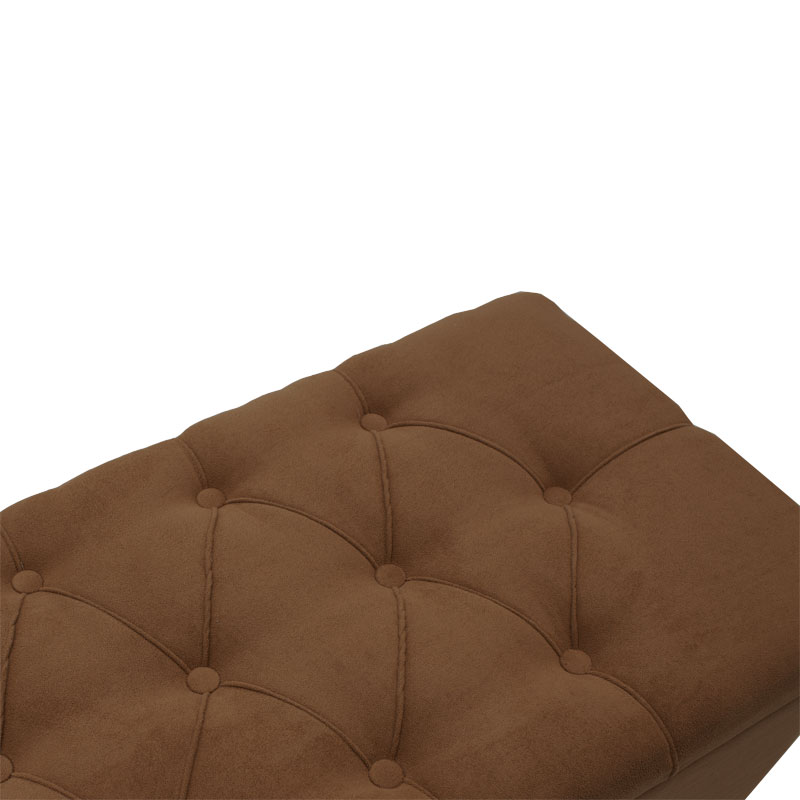 Stol-arkë Elone pakoworld kafe-arre 90x40x44cm