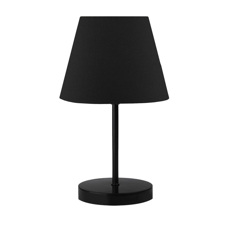 Llamba tavoline PWL-1145 pakoworld E27 e zezë D22x37cm