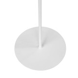 Llambë dyshemeje Lumider pakoworld E27 pëlhurë-metal i bardhë D35x152cm