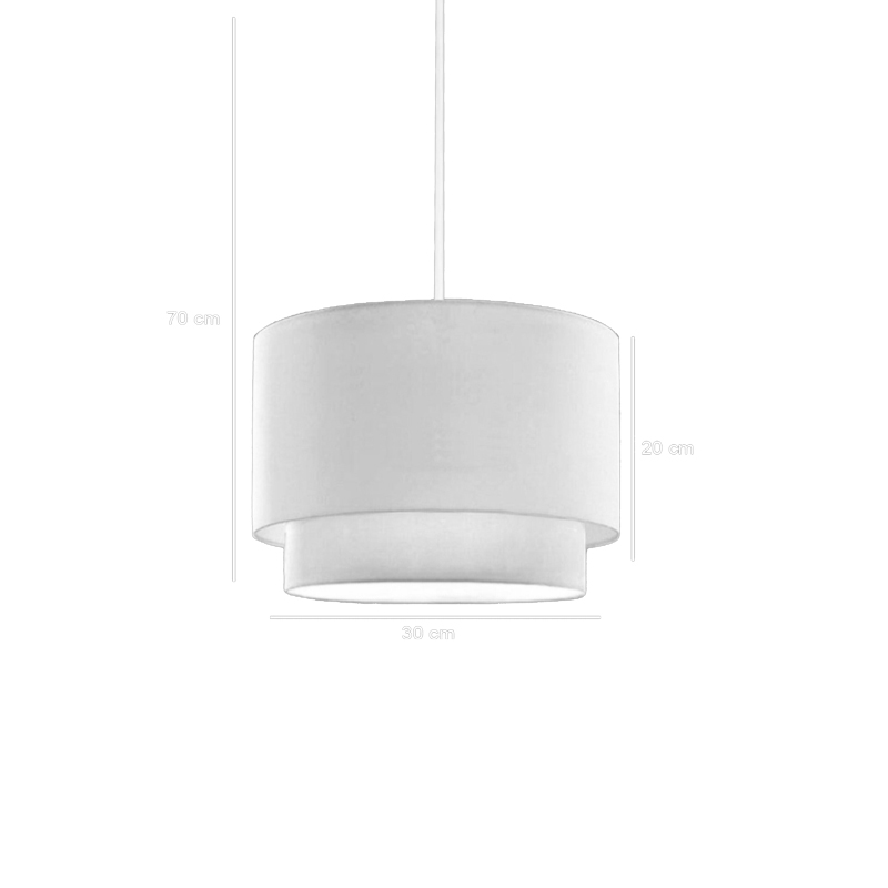 Ndriçues tavani Fersa pakoworld në ngjyrë krem D30x20cm
