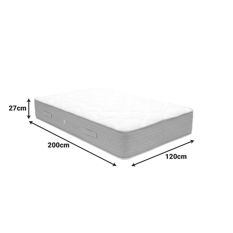 Dyshek Sleepy pakoworld me susta bonnel me dy anë 27cm 120x200cm