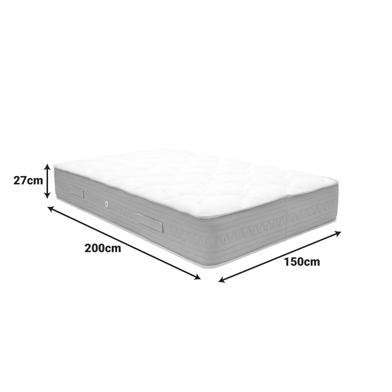Dyshek Sleepy pakoworld me susta bonnel me dy anë 27cm 150x200cm