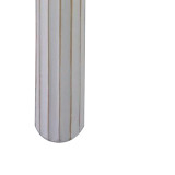 Vazo dekorative Sammy Inart metal në nuancë ari dhe të bardhë D15.2x88.4cm