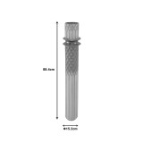 Vazo dekorative Sammy Inart metal në nuancë ari dhe të bardhë D15.2x88.4cm