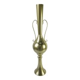 Vazo dekorative Hra Inart metal në nuancë ari D20.3x94cm