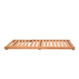 Shezlong Specta pakoworld dru ahu masiv në ngjyrë arre 60x190x50cm