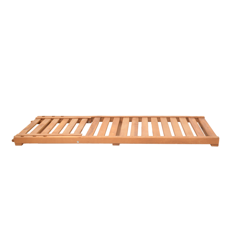 Shezlong Specta pakoworld dru ahu masiv në ngjyrë arre 60x190x50cm