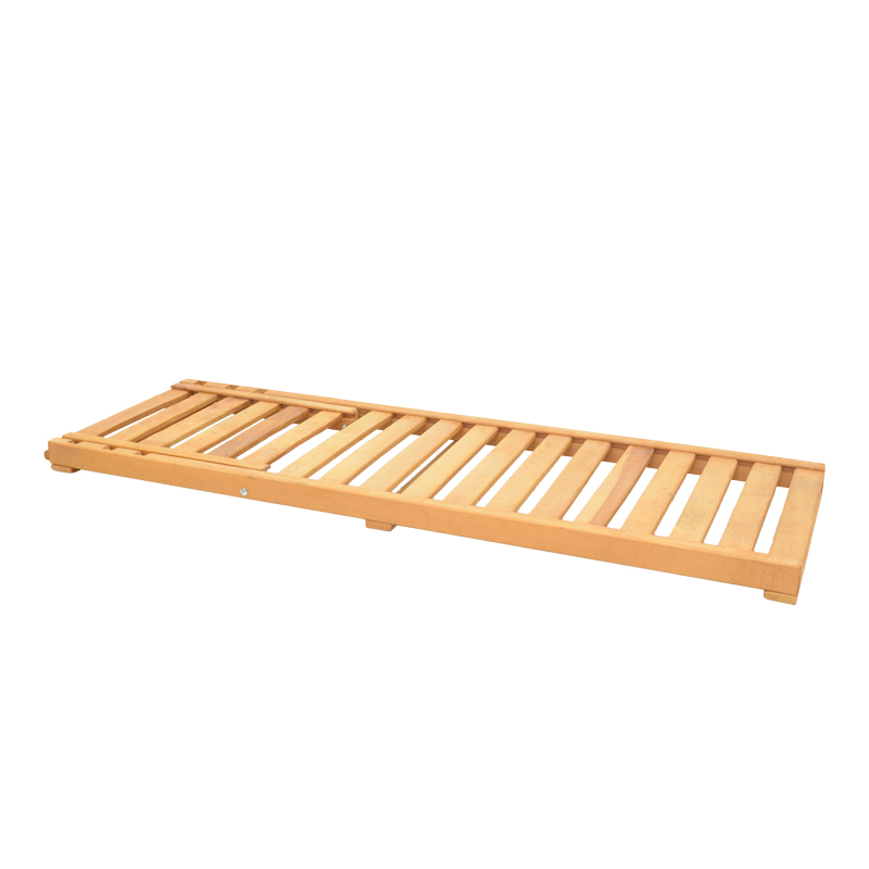 Shezlong Specta pakoworld dru ahu masiv në ngjyrë natyrale 60x190x50cm
