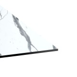 Pllakë tavoline Melody pakoworld HPL mermer i bardhë 70x70cm trashësi 12mm