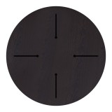 Portico pakoworld HPL wenge tavolinë Φ60cm, trashësi 12mm