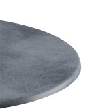 Pllakë tavoline Copious pakoworld Werzalit çimento gri I Φ70cm, trashësi 25mm