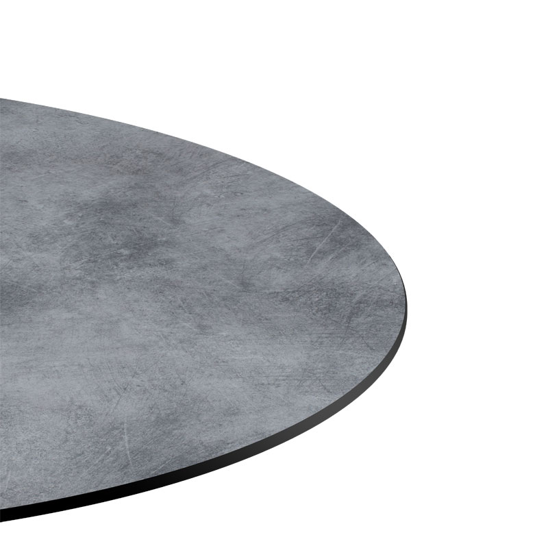 Sipërfaqe tavoline Inspire pakoworld HPL çimento gri 60x60cm 12mm trashësi