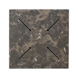 Pllakë tavoline Verhia pakoworld HPL me pamje mermeri gri e errët 60x60cm 12mm e trashë