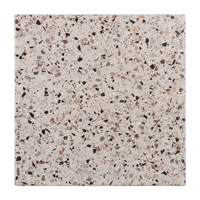 Pllakë tavoline Mala pakoworld Werzalit gri bezhë 70x70cm, trashësi 35mm
