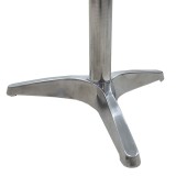 Baza tavoline Hip pakoworld alumini tre-këmbësh 52x52x72cm