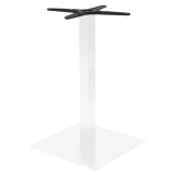 Bazë tavoline bari Stofan pakoworld metal e bardhë-e zezë 45x45x108cm