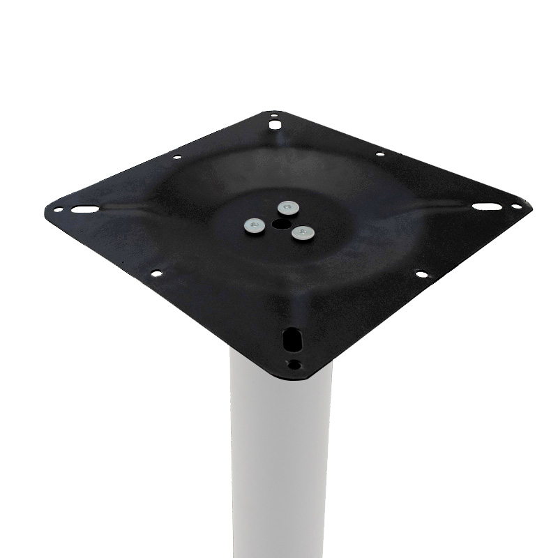 Bazë tavoline bari Staid pakoworld metal e bardhë-zezë 40x40x94cm