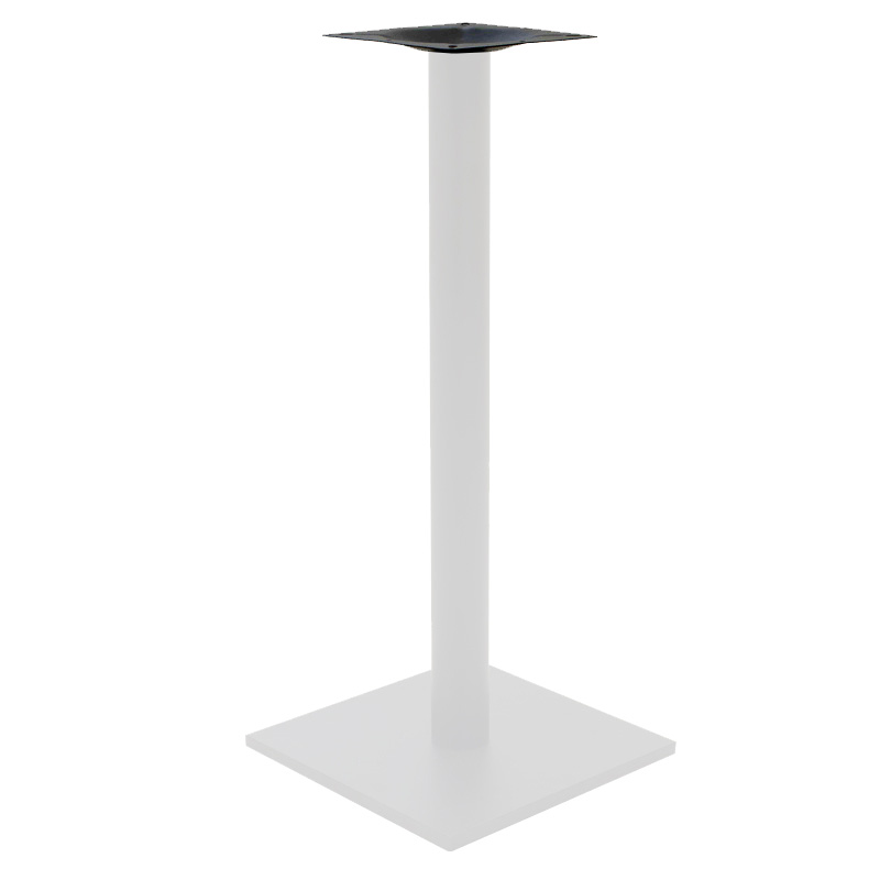 Bazë tavoline bari Staid pakoworld metal e bardhë-zezë 40x40x94cm