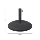 Bazë çadre gri çimentoje Elfie pakoworld 25kg D50cm