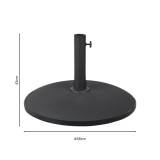 Baza çadre çimento e zezë Elfie pakoworld 50kg D58cm