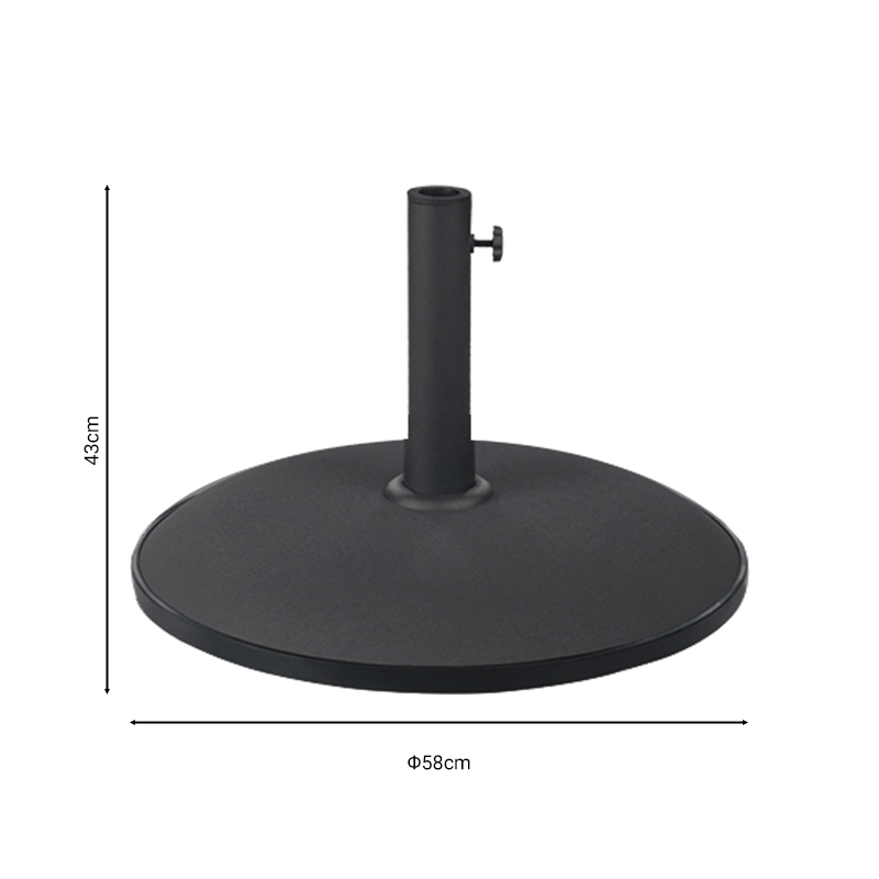 Baza çadre çimento e zezë Elfie pakoworld 50kg D58cm