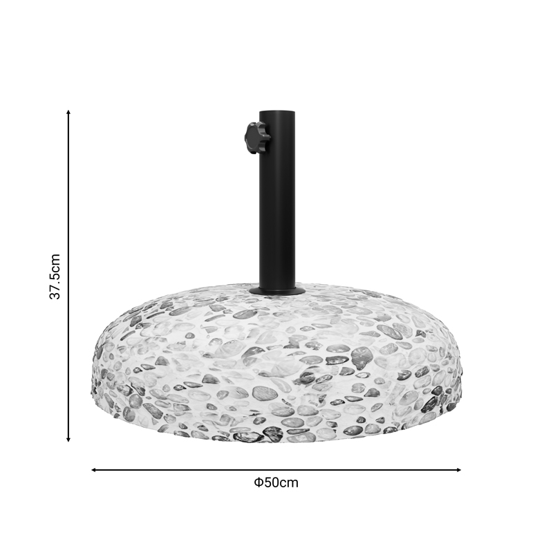 Baza çadre çimentoje me kalldrëm Nimbus pakoworld 35kg D50cm