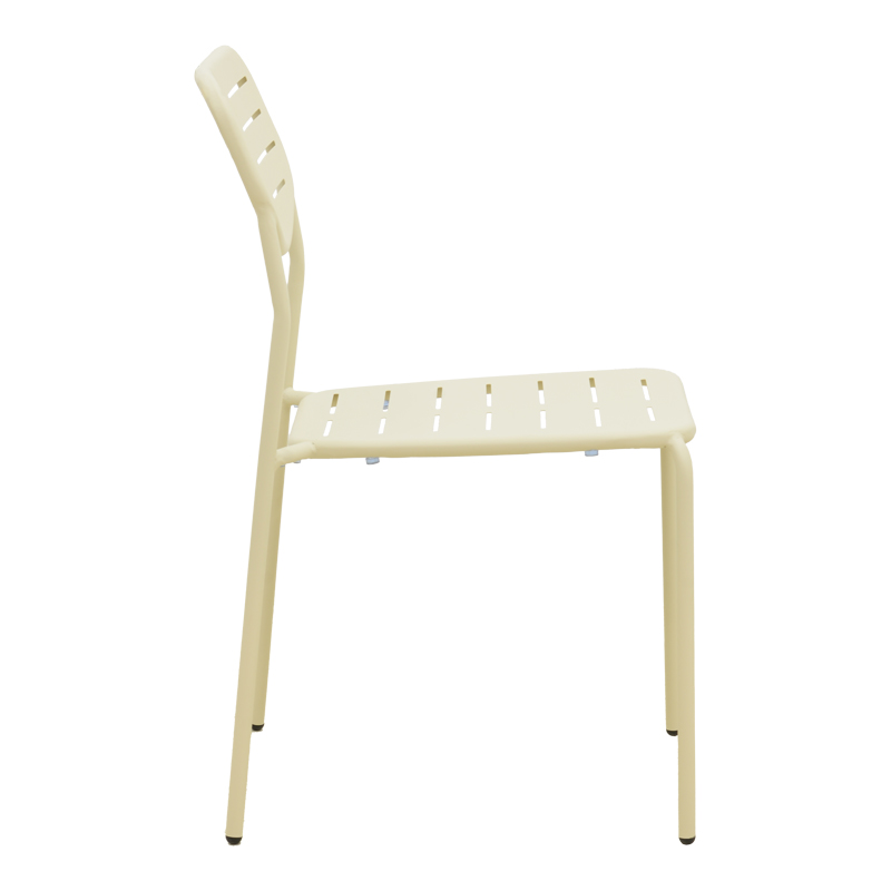 Karrige e palosshme Deraby pakoworld metal krem 52.5x45.5x83cm