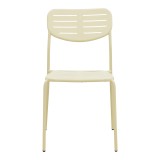 Karrige e palosshme Deraby pakoworld metal krem 52.5x45.5x83cm