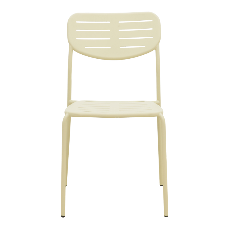 Karrige e palosshme Deraby pakoworld metal krem 52.5x45.5x83cm