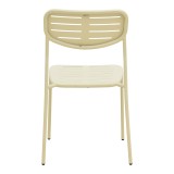 Karrige e palosshme Deraby pakoworld metal krem 52.5x45.5x83cm