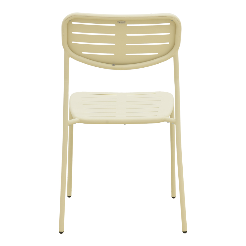 Karrige e palosshme Deraby pakoworld metal krem 52.5x45.5x83cm